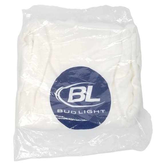 Budweiser Bud Light Bottle Cap T Shirt Size L Bandana 20 Oz Squeeze Bottle Lot - Picture 3 of 12